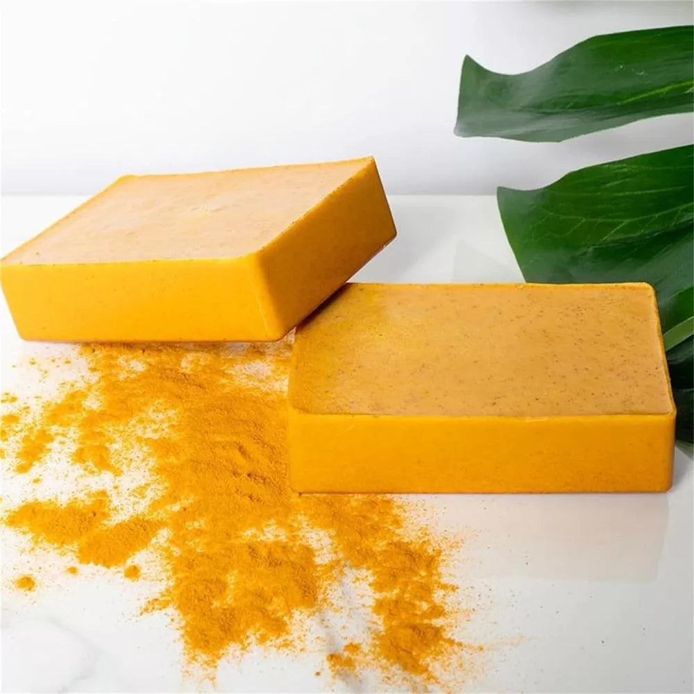 🧼JABÓN DE CÚRCUMA Y ÁCIDO KÓJICO PARA EL ACNÉ