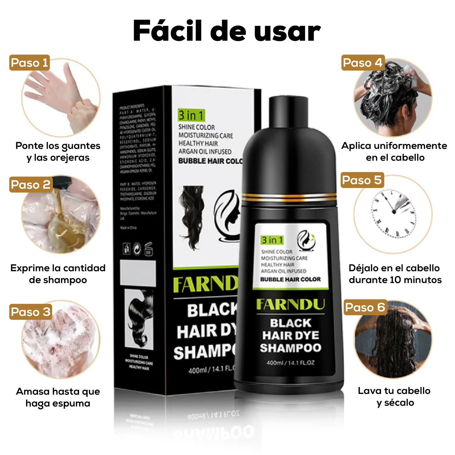 🧴SHAMPOO FARNDU PARA TEÑIR EL CABELLO