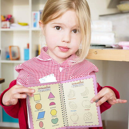 ❗ SANKMAGIC™ - SET DE 4 LIBROS DE CALIGRAFÍA CON TINTA MÁGICA REUTILIZABLE PARA NIÑOS❗